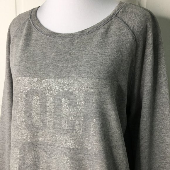 Zadig & Voltaire Women’s James Print Rock Gray Sweatshirt Top Crewneck Medium - Picture 5 of 15